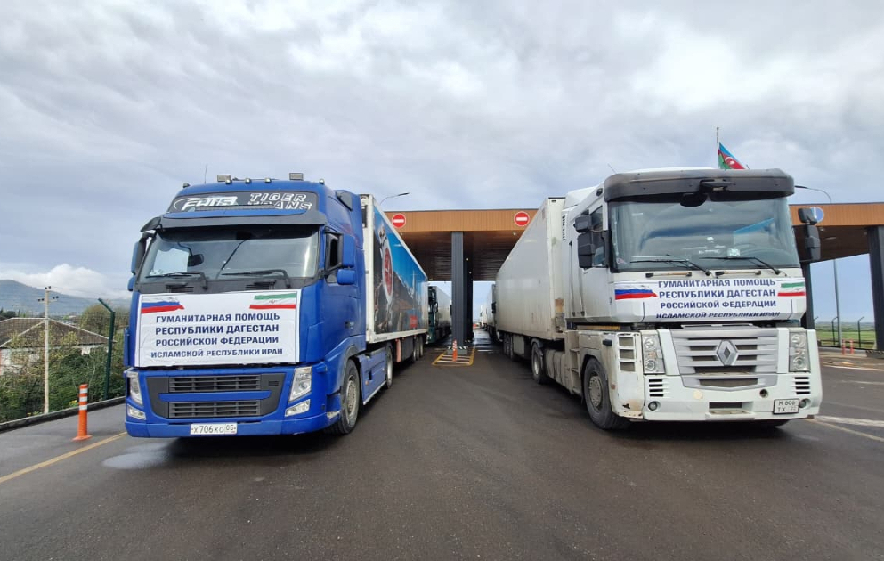 Очередная гуманитарная помощь из России в Иран пересекла границу -  ОБНОВЛЕНО ВИДЕО