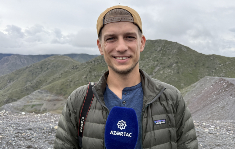 Amerikalı səyyah: Azərbaycan coğrafi baxımdan Asiyanı və Avropanı birləşdirən çox unikal bir mövqedə yerləşir VİDEO