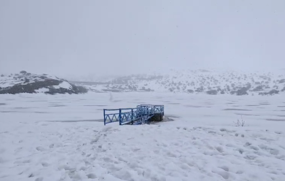 Naxçıvanın dağlıq ərazilərinə qar yağır VİDEO