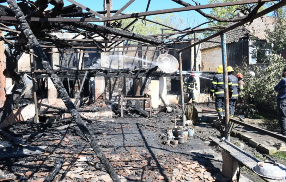 Masallıda baş verən yanğında baba və nəvə ölüb VİDEO