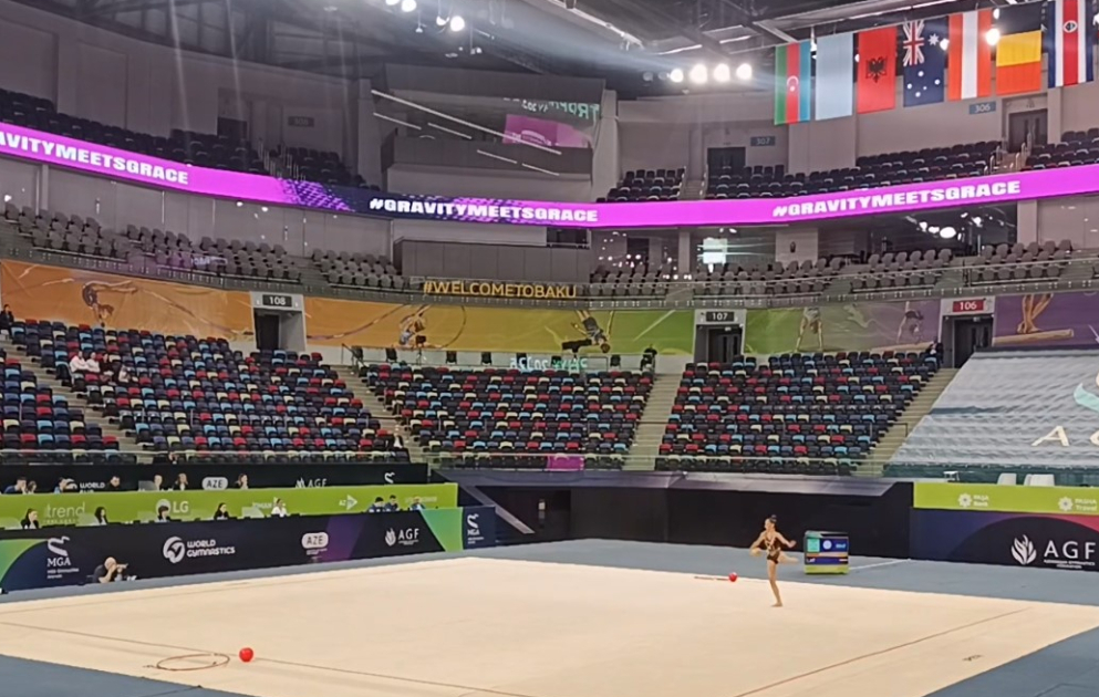 Bakıda bədii gimnastika üzrə beynəlxalq turnir start götürüb