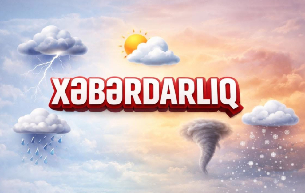 Gözlənilən yağışların şəhərətrafı subasmaya meyilli olan ərazilərə təsir göstərəcəyi ehtimal olunur –  XƏBƏRDARLIQ VİDEO