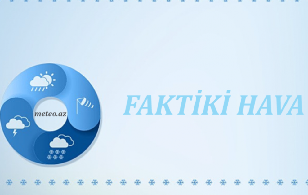 Bəzi yerlərə intensiv və güclü yağış, dağlıq ərazilərə qar yağır – FAKTİKİ HAVA VİDEO