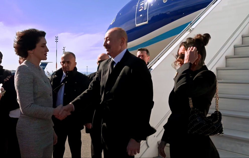 Le président Ilham Aliyev entame une visite d’Etat en Géorgie VIDEO