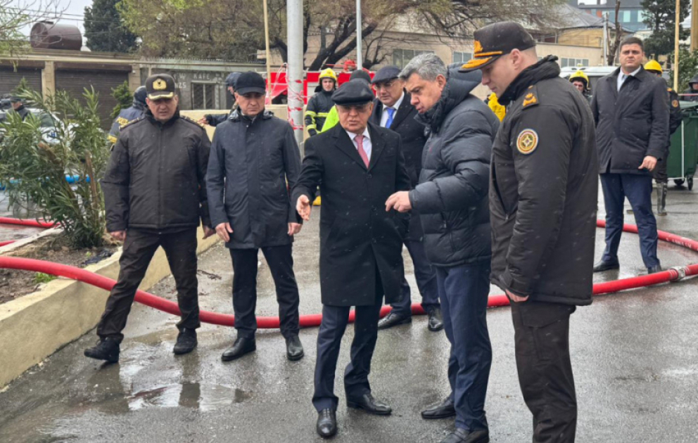 Fövqəladə hallar naziri Keşlədə görülən təhlükəsizlik tədbirləri ilə yerində tanış olub VİDEO