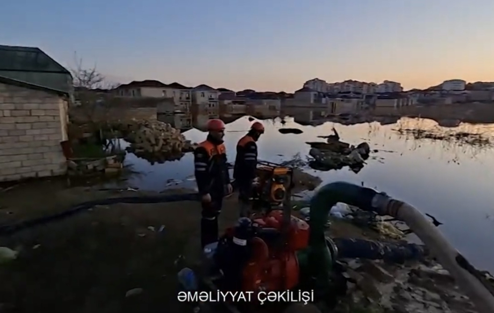 FHN: Yağışın fəsadlarının aradan qaldırılması işləri fasiləsiz davam etdirilib VİDEO