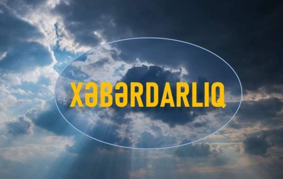 Yağış yağacaq, dolu düşəcək, çaylarda sululuq artacaq – XƏBƏRDARLIQ VİDEO