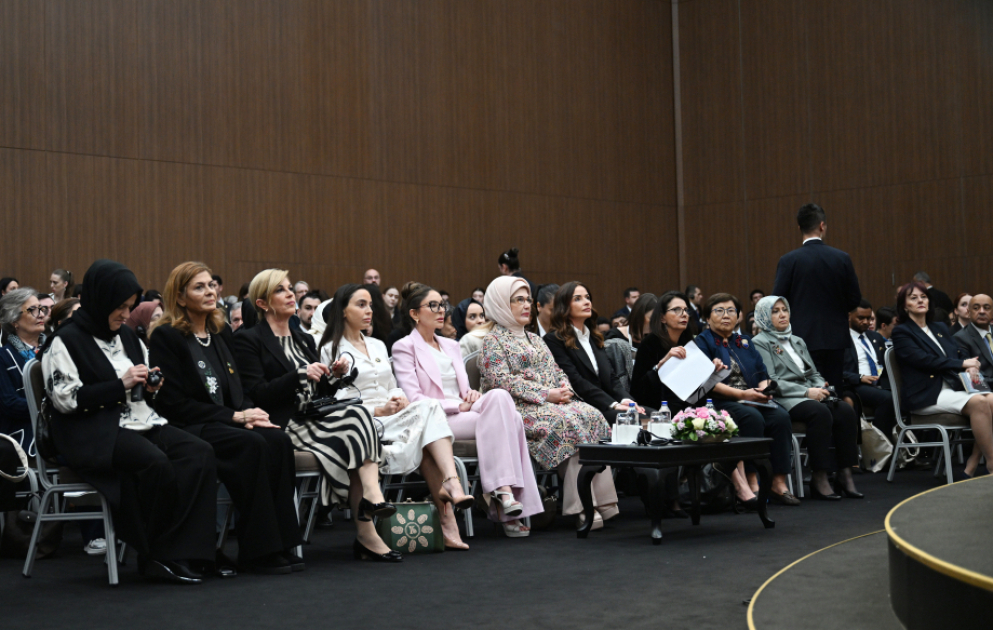 Azerbaijan’s First Lady Mehriban Aliyeva attended panel session on “United for Peace in Palestine: Confronting Scholasticide, Protecting Future” in Antalya VIDEO