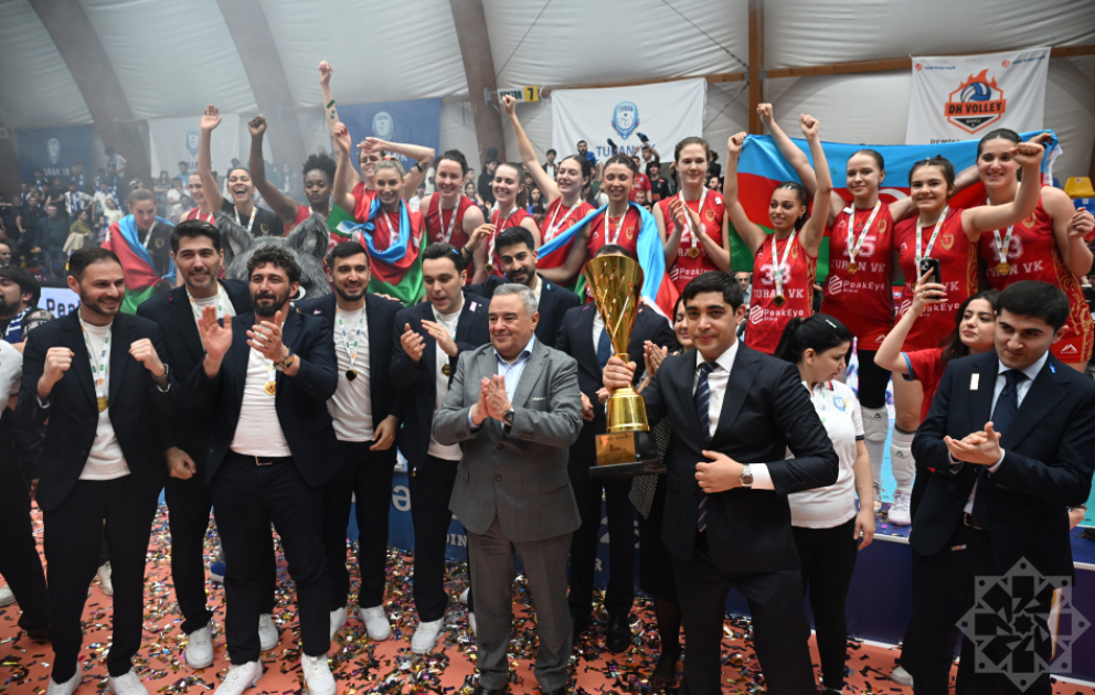 Qadın voleybolçuların Yüksək Liqasının qalibləri mükafatlandırılıblar VİDEO