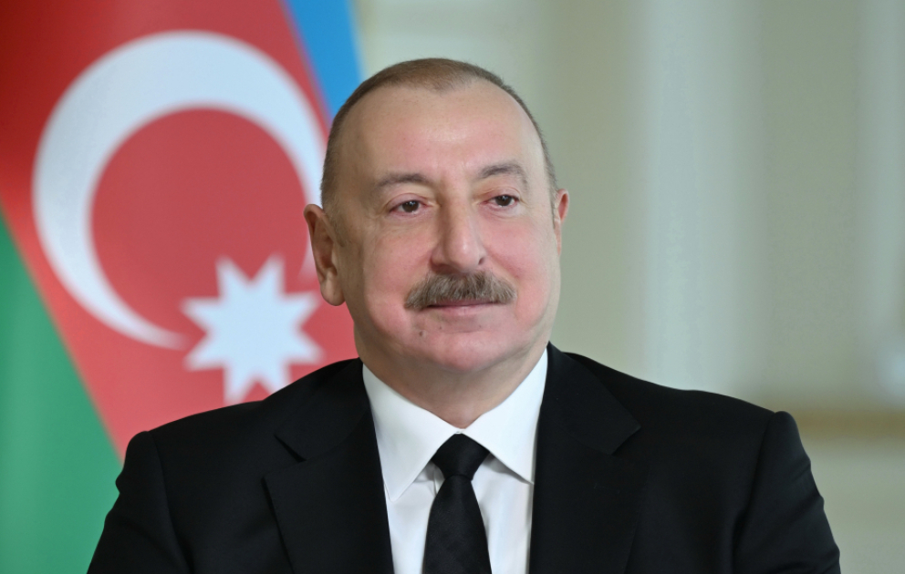 President Ilham Aliyev's social media account featured post regarding his meeting with President Edgars Rinkēvičs