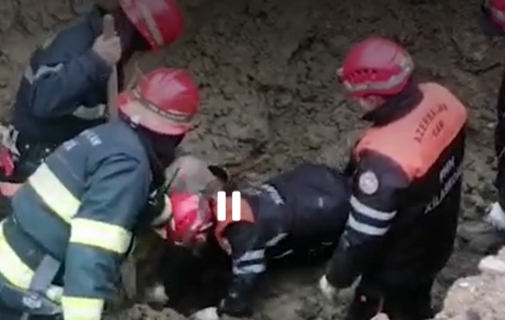 Qobustanda qazıntı işləri zamanı torpaq qatı çöküb, bir nəfər ölüb VİDEO