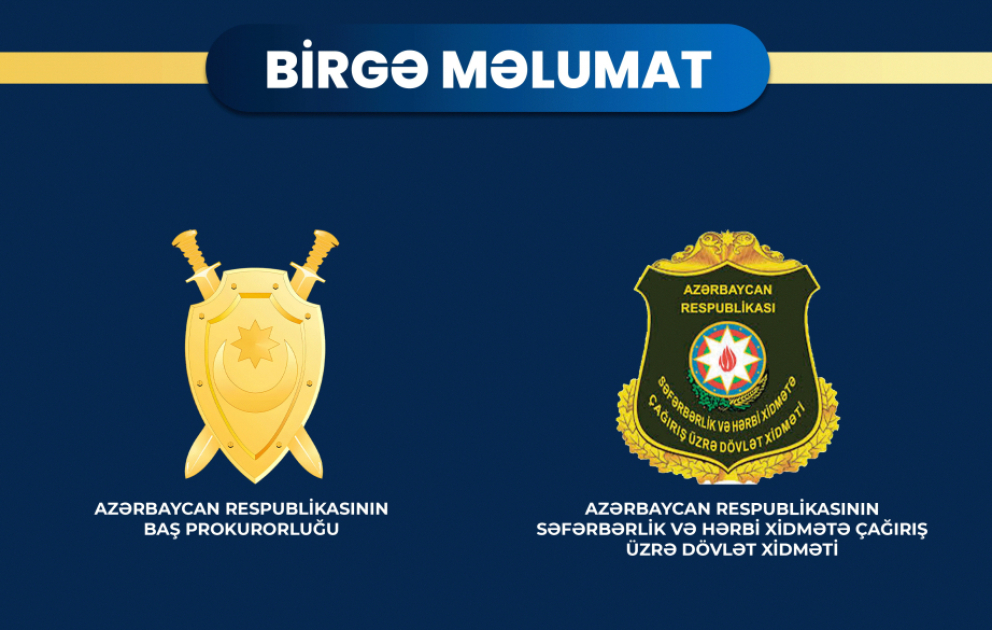 Hərbi xidmətdən möhlət hüququnun verilməsi müqabilində rüşvət almaqda təqsirləndirilən 8 vəzifəli şəxs həbs edilib VİDEO