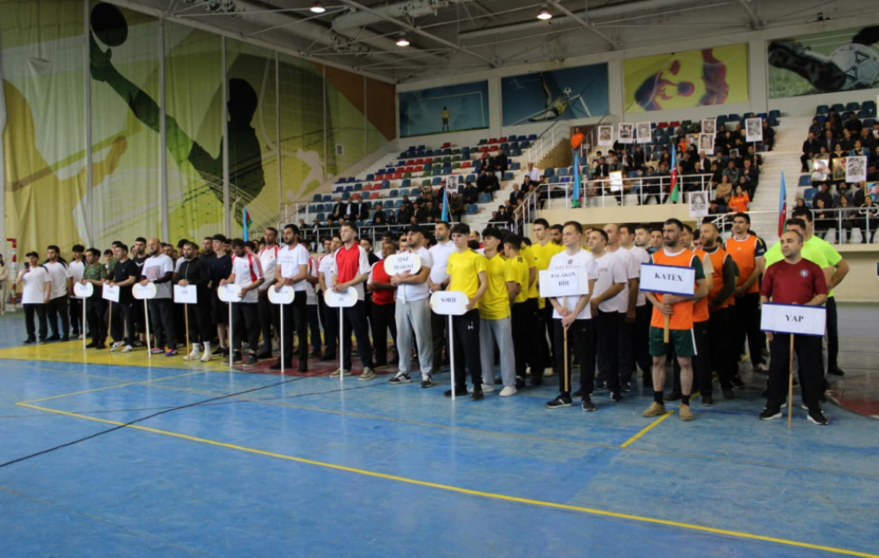 Balakəndə şəhidlərin xatirəsinə həsr edilən voleybol üzrə rayon turnirinə start verilib VİDEO
