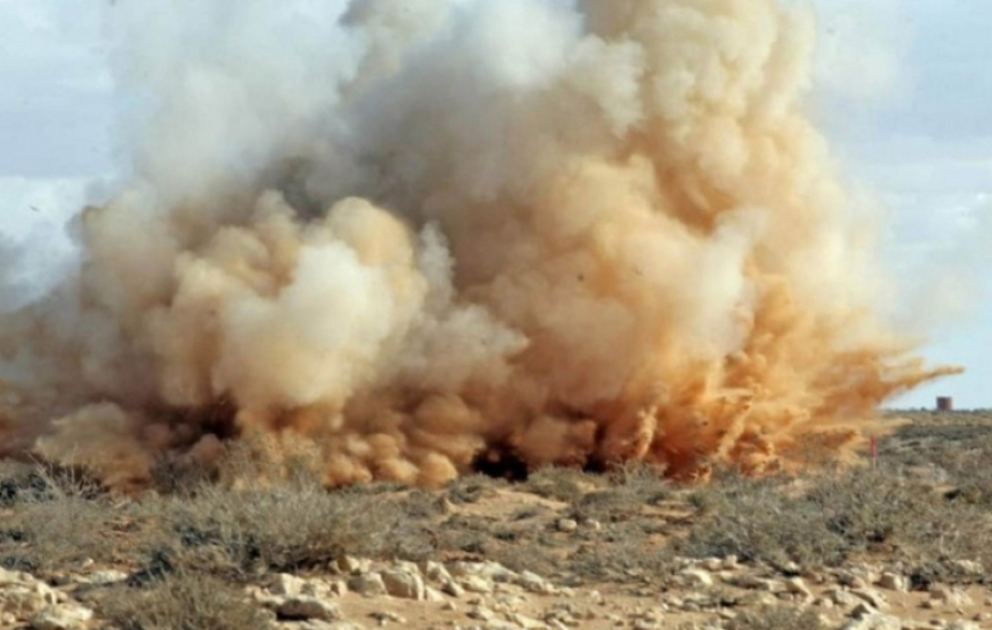 В Агдере взорвалась мина, пострадал один человек ВИДЕО