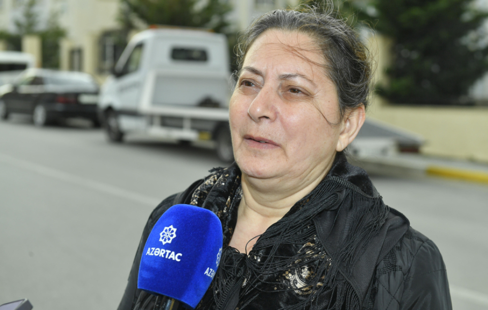 Şəfiqə Abbasova: Prezidentimizə bizi məcburi köçkünlük həyatından xilas etdiyi üçün çox minnətdaram VİDEO