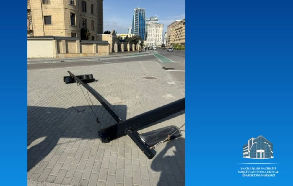 NİİM: 8 Noyabr prospekti ilə Xəqani Rüstəmov küçəsinin kəsişməsi səyyar işıqforla təmin edilib – YENİLƏNİB VİDEO