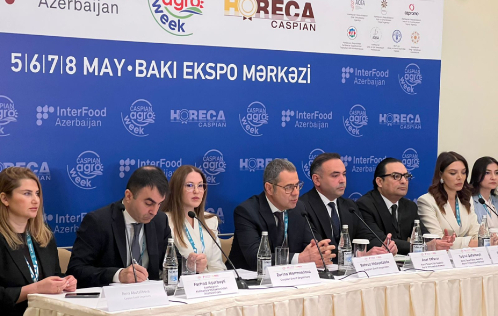 “Caspian Agro Week”də 45 ölkədən 447 şirkət iştirak edəcək VİDEO