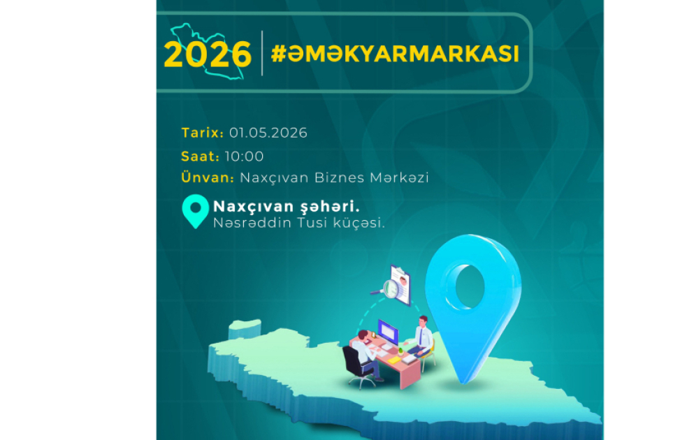 Naxçıvanda növbəti əmək yarmarkasında 150-dən çox vakansiya təqdim ediləcək VİDEO