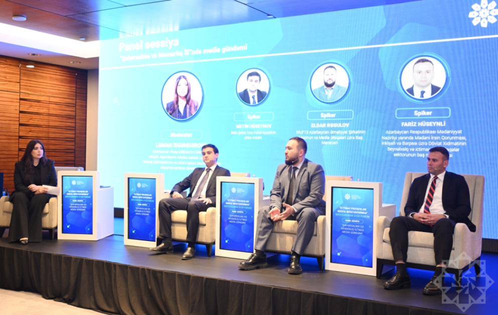 Şəhərsalma, mədəni irs və qlobal tədbirlər media müstəvisində - Panel sessiya VİDEO