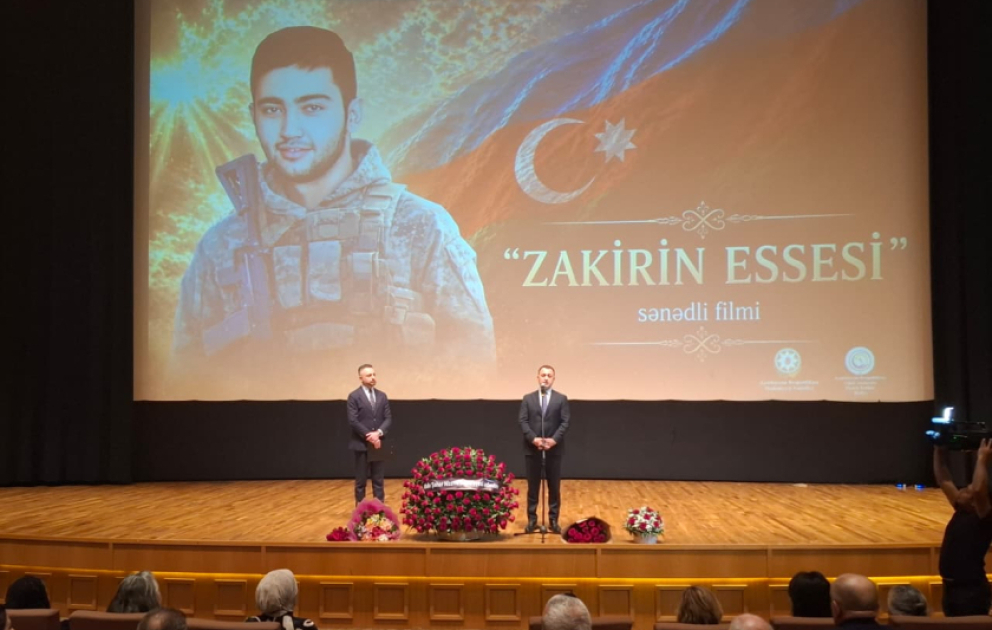 Şəhid kəşfiyyatçıya həsr edilən "Zakirin essesi" filmi təqdim olunub VİDEO