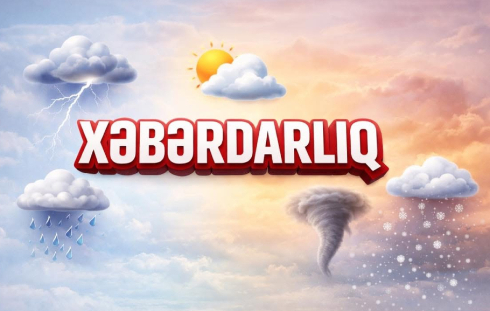 Hava yağıntılı olacaq, bəzi çaylardan sel keçəcək – XƏBƏRDARLIQ VİDEO