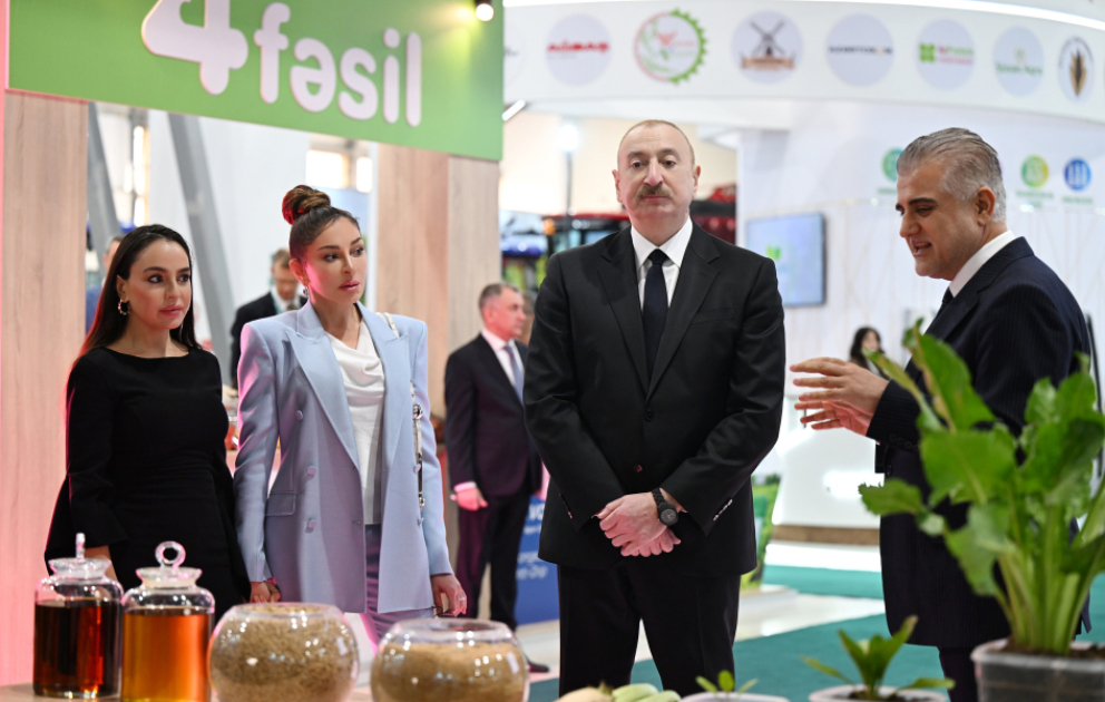 President Ilham Aliyev visits the 19th Caspian Agro Week and 31st InterFood Azerbaijan exhibitions VIDEO