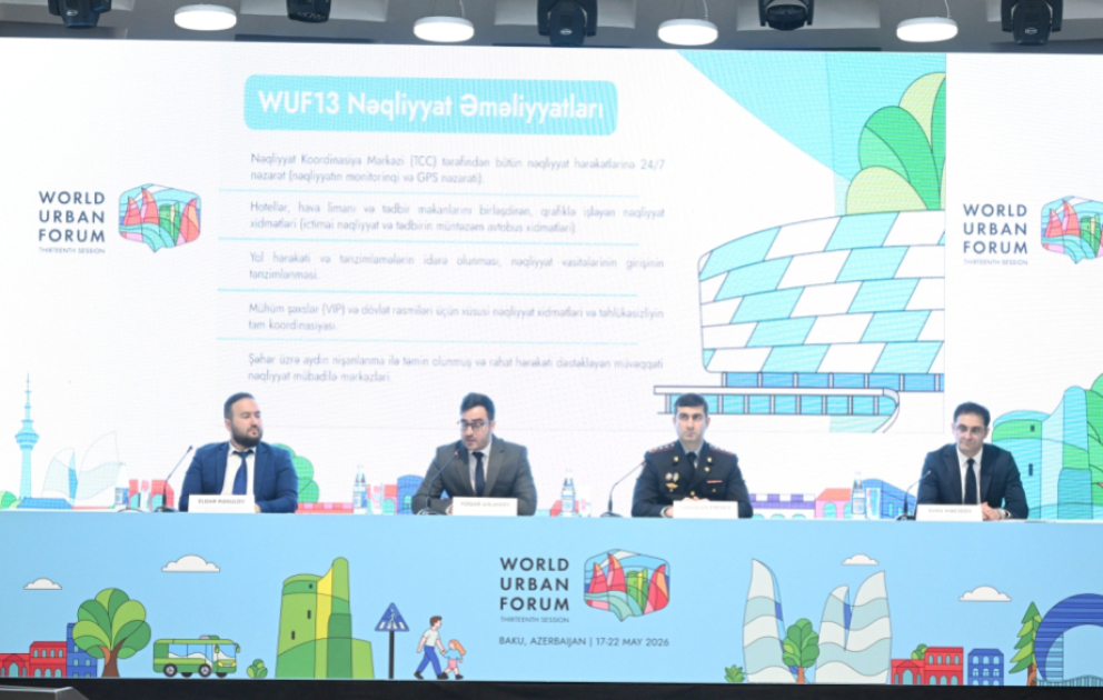 Verkehrsmanagement für WUF13 in Baku vorgestellt VIDEO
