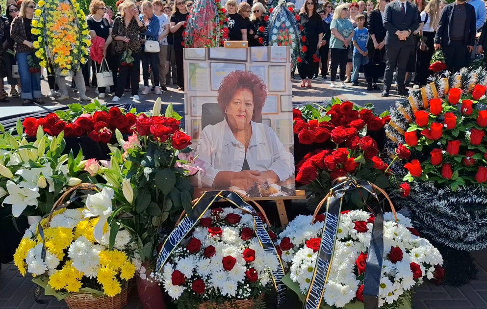 İrpendə Valentina Antonenko ilə vida mərasimi olub VİDEO