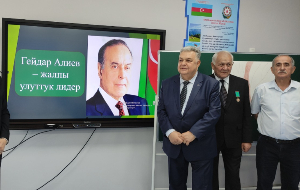 Ümummilli Lider Heydər Əliyevin anadan olmasının 103-cü ildönümü Bişkekdə qeyd edilib VİDEO