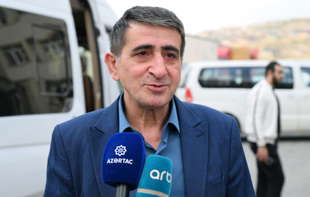 Ağdama qayıdan keçmiş məcburi köçkün: Bu, çox böyük xoşbəxtlikdir VİDEO