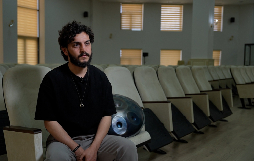 Handpan ifaçısı: İfa etdiyim melodiyaları ərş adlandırıram VİDEO