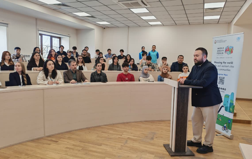 WUF13 Festivalı Xankəndidə: Qarabağ Universitetində məlumatlandırma sessiyası VİDEO