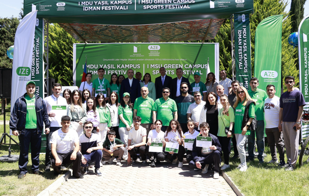 I MDU Yaşıl Kampus İdman Festivalı təşkil edilib VİDEO