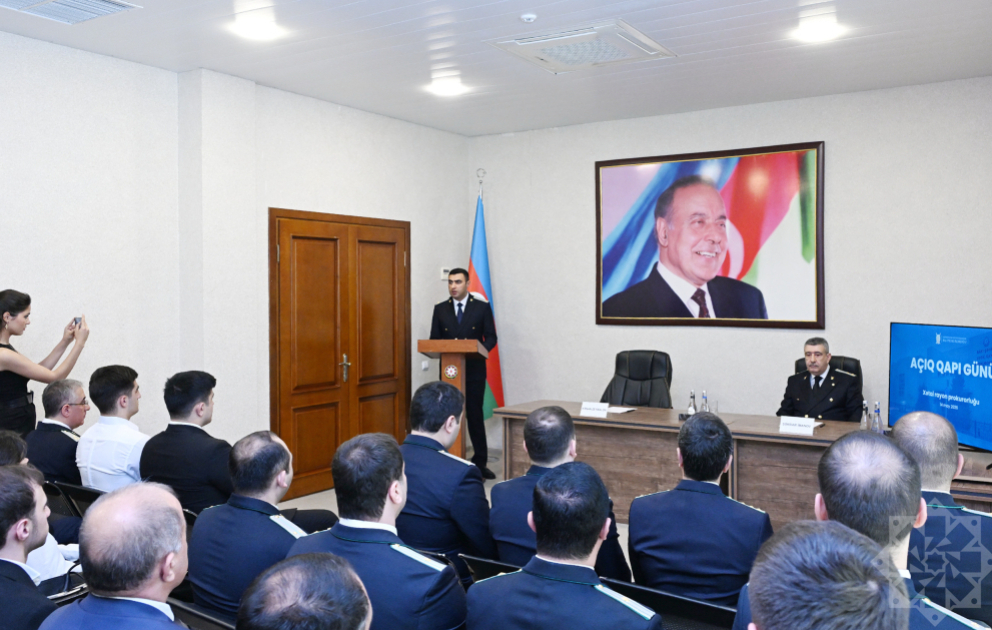 Xətai Rayon Prokurorluğunun fəaliyyəti ilə tanışlıq olub VİDEO