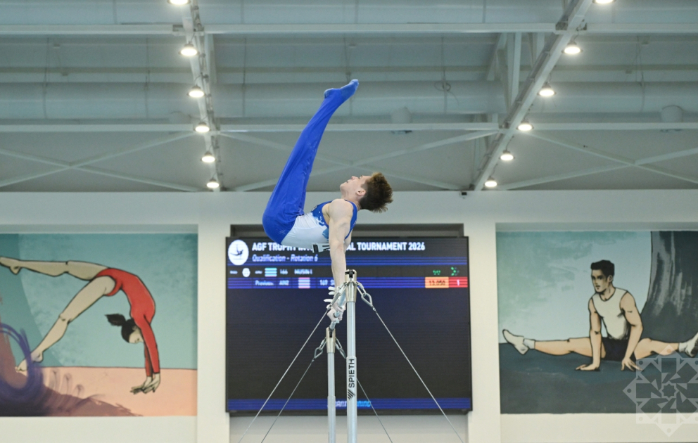 İdman gimnastikası üzrə “AGF Trophy” turnirinin ilk günü başa çatıb VİDEO