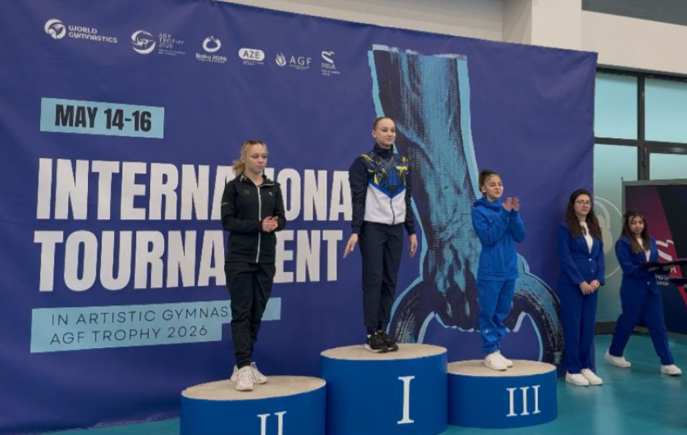 Azərbaycanın idman gimnastları “AGF Trophy” turnirində daha iki medal qazanıblar VİDEO
