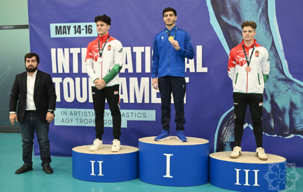 Азербайджанские гимнасты завоевали еще две медали на турнире AGF Trophy ВИДЕО