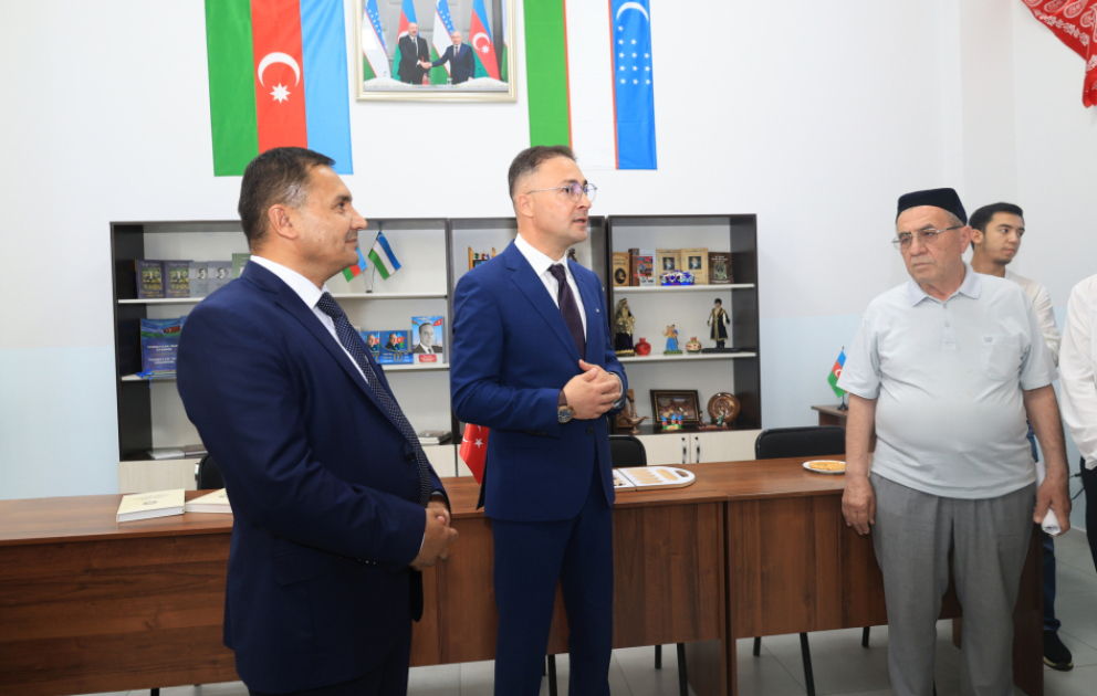 Daşkənd Oriental Universitetində Xaqani Şirvaninin adını daşıyan auditoriya açılıb VİDEO