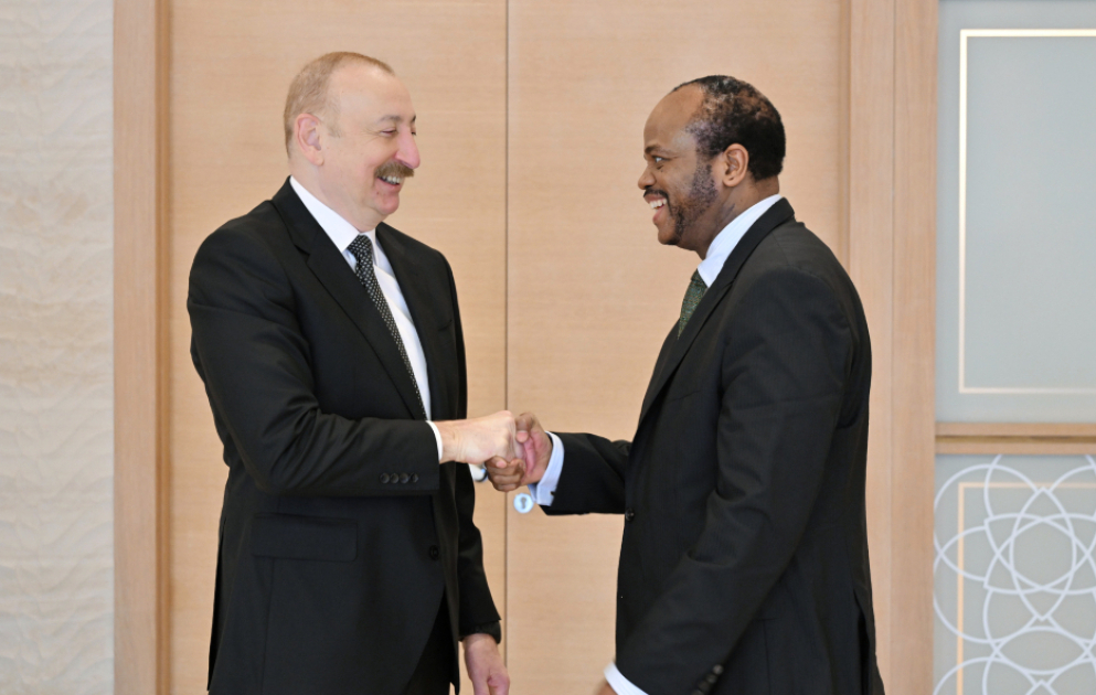 President Ilham Aliyev met with delegation led by King of Eswatini VIDEO