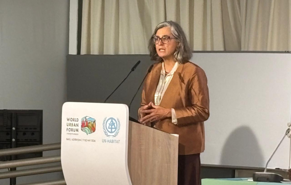 Anaklaudia Rossbax: Su və sanitariya xidmətləri dayanıqlı şəhərlərin əsasını təşkil edir VİDEO