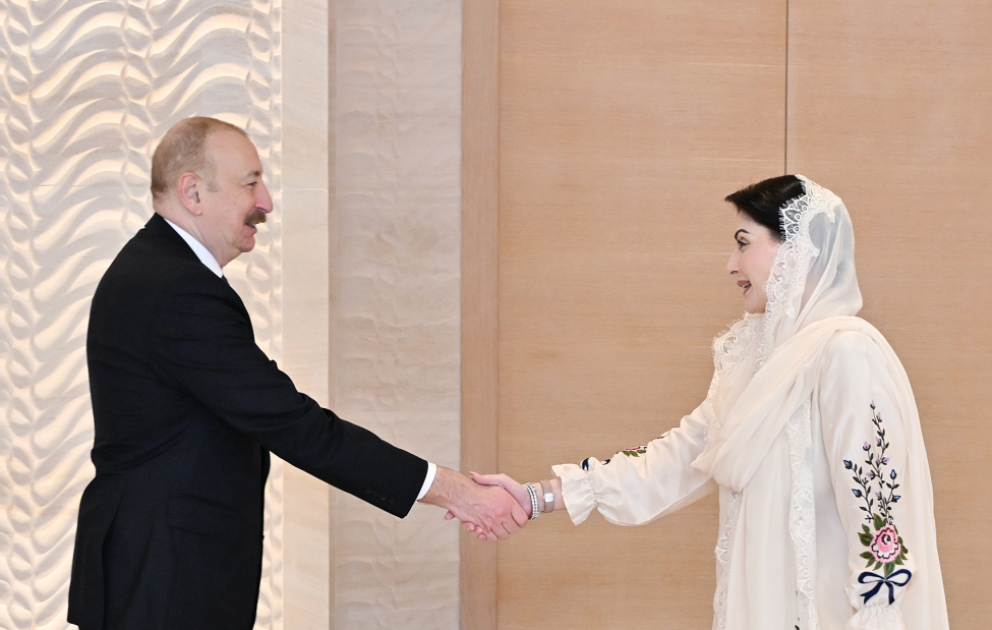 President Ilham Aliyev received Chief Minister of Pakistan's Punjab Province VIDEO