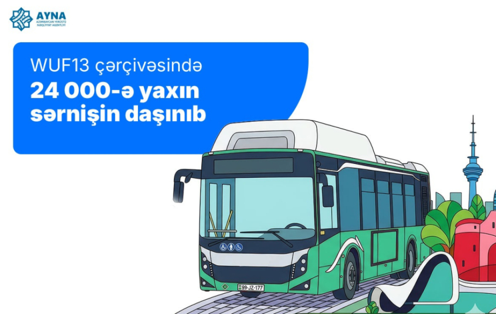 WUF13 çərçivəsində 24 minə yaxın sərnişin daşınıb VİDEO
