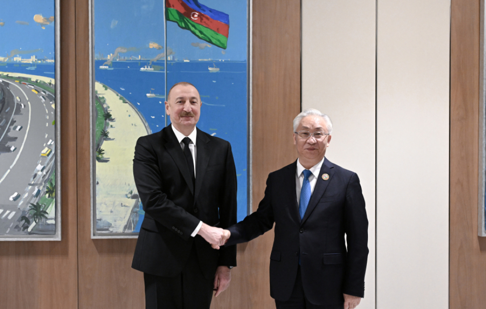 President Ilham Aliyev received Vice Premier of the State Council of China VIDEO
