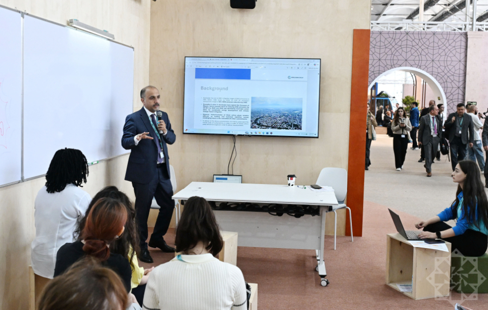 Baku's sustainable city model discussed at WUF13 VIDEO