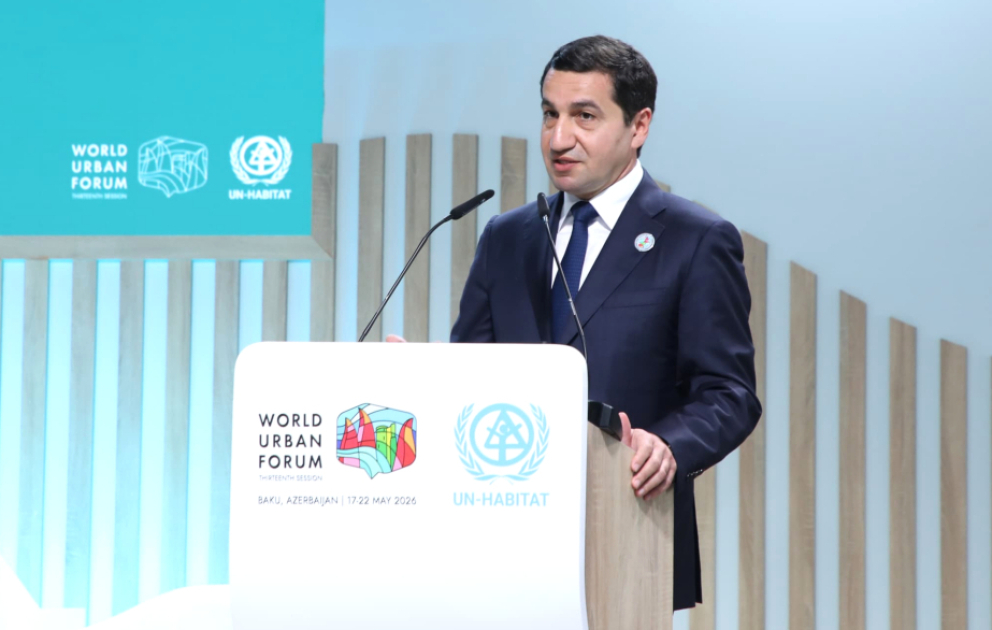 Hikmət Hacıyev: Azərbaycan postmünaqişə bərpa və yenidənqurma sahəsində qazandığı təcrübəni bölüşməyə tam hazırdır VİDEO