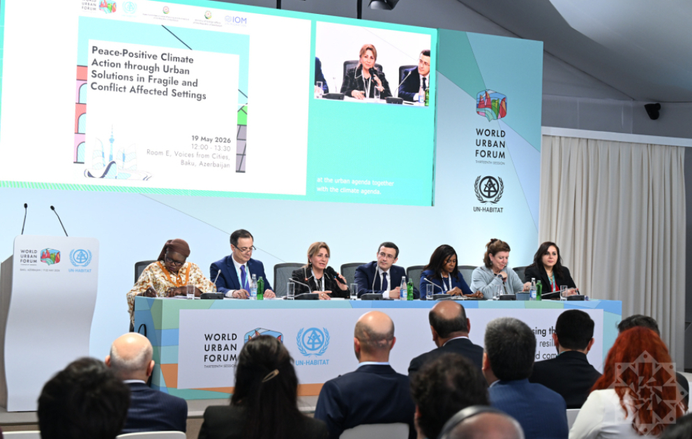 WUF13-də münaqişə və həssas şəraitdə şəhərsalma məsələlərində həllər vasitəsilə sülhə əsaslanan iqlim fəaliyyəti müzakirə olunub - YENİLƏNİB VİDEO