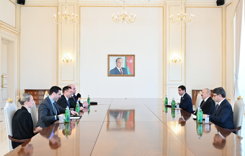 President Ilham Aliyev received Deputy Prime Minister of Slovakia VIDEO
