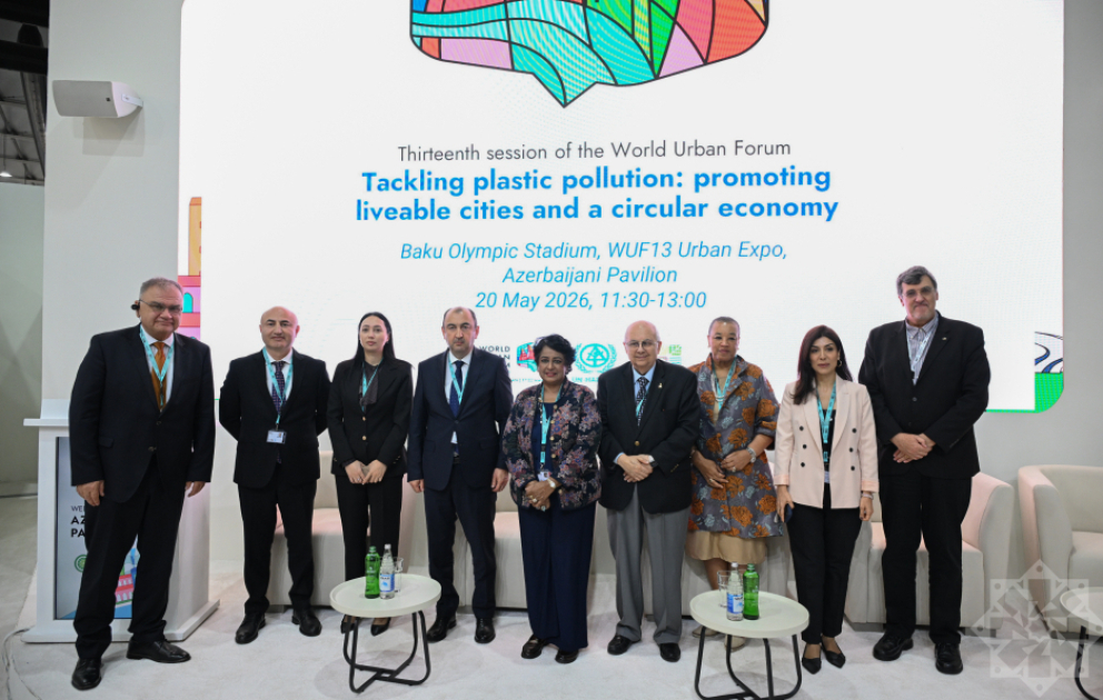 WUF13-də plastik çirklənmə ilə mübarizəyə dair tədbir başlayıb VİDEO