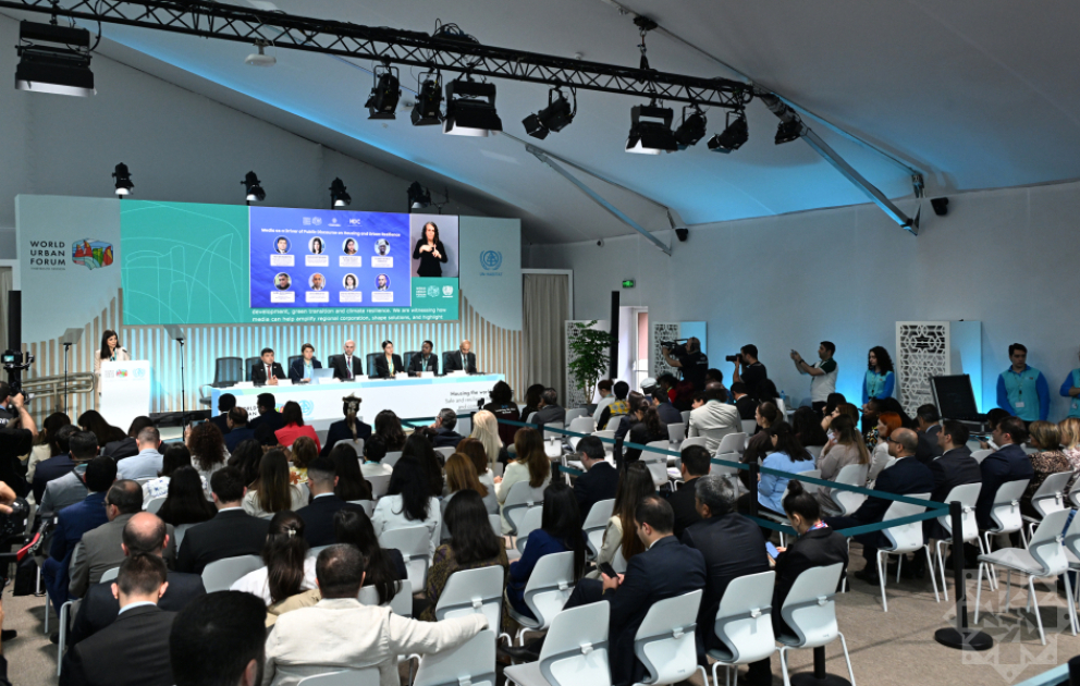 WUF13: Mənzil və şəhər dayanıqlılığı üzrə ictimai müzakirələrdə medianın rolu gündəmdədir VİDEO