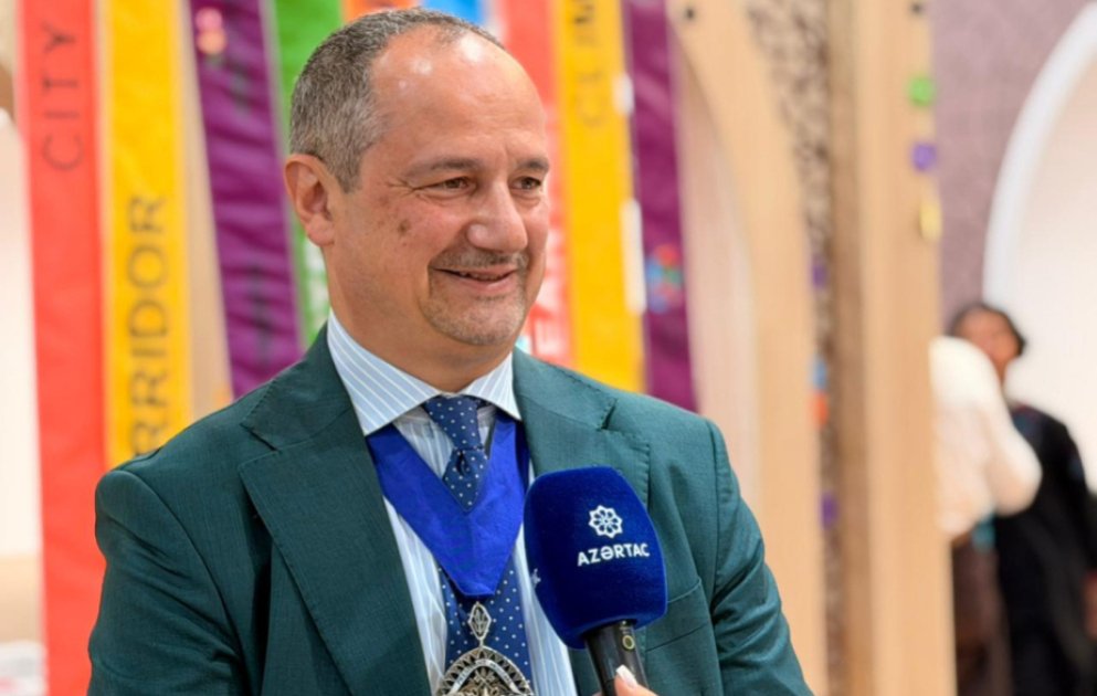 Antonio Kampaqnoli: Azərbaycan dayanıqlı şəhərsalma üzrə qlobal gündəlikdə körpü rolunu oynaya bilər VİDEO